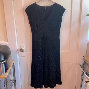 Alfani Lace-Crochet Black Dress